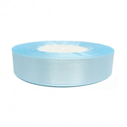 Лента атласная нежно-голубая размер 1,5см*23м