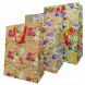 Пакет крафт Цветы размер 31*44*19см