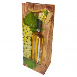 Пакет под бутылку Ламинированный размер 14*35*11см  
