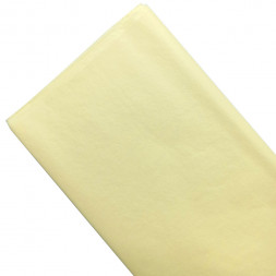 Бумага тишью в листах КРЕМОВАЯ размер 50см*66см