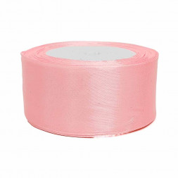 Лента атласная  пудрово-розовая размер 4см*23м