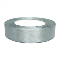 Лента атласная серая размер 2см*23м