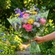 Пленка в рулоне с рисунком Ажур зеленое яблоко размер 70см