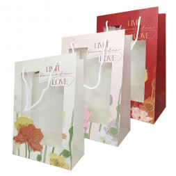 Пакет ЛЮКС Флора с окном размер 24*14*35см