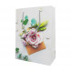 Пакет ЛЮКС Конверт с цветами 3D размер 18*23*10см