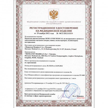 Перчатки нитриловые Nitrylex PF черные 50 пар S