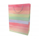 Пакет ЛЮКС Радуга с блеском размер 26*32*12см