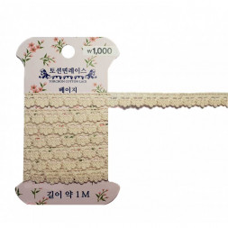 Лента кружево размер 1,2см*1м