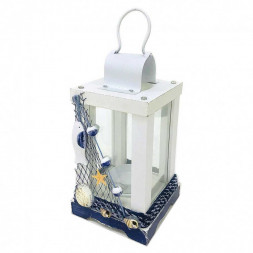 Лампа подсвечник Морская серия с сетью размер 9*17см