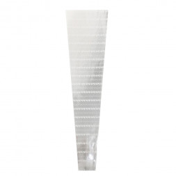 Конус прозрачный с рисунком Горох размер 21*80см уп 50шт