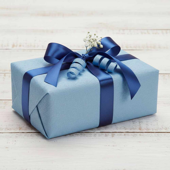 Бумага гофрированная СВЕТЛО-ГОЛУБАЯ 959 140гр 