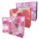 Пакет ЛЮКС Цветы с блеском размер 53*44*15см