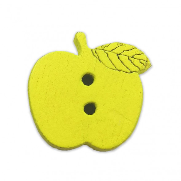 Декор из дерева Яблочко диаметр 1,5см