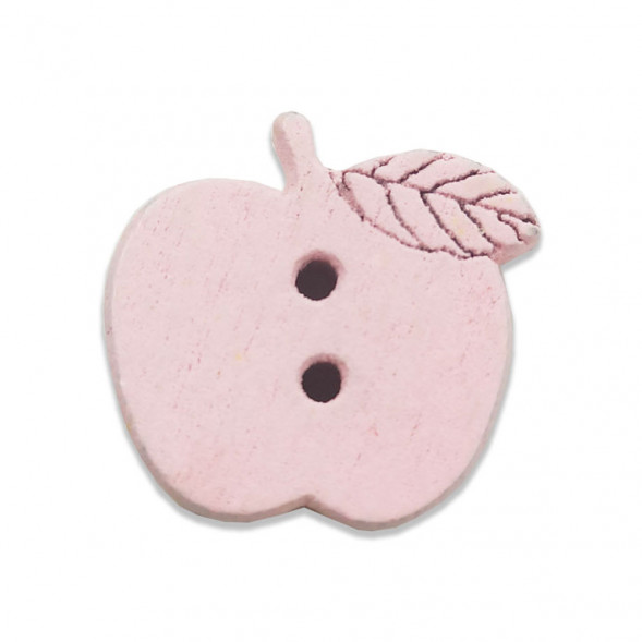 Декор из дерева Яблочко диаметр 1,5см