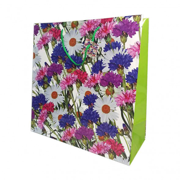 Пакет ламинированный Цветы размер 37*37*15см 