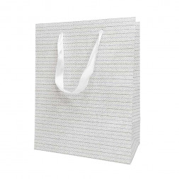 Пакет ЛЮКС Косая полоска размер 18*23*10см