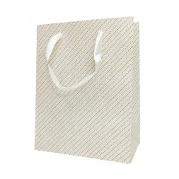 Пакет ЛЮКС Косая полоска размер 18*23*10см