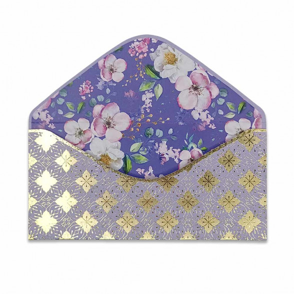 Конверт для денег Поздравляем 8*16,5см арт 55421