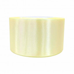 Лента атласная кремовая размер 5см*23м