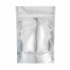 Дой-пак серебро с прозрачной стенкой c замком zip-lock 140*210+(40+40) уп 10шт