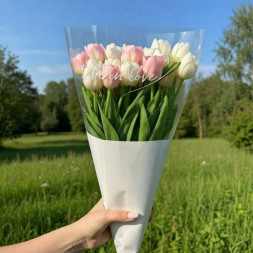 Конус To be in love белый размер 40*50см уп 50шт