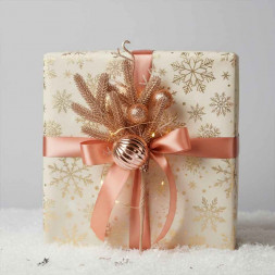 Ветка НГ с шариком золото Н-24см