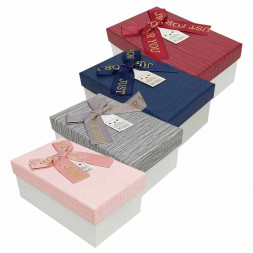 Коробка прямоугольная с бантиком размер 15*9*6,5см