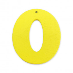 Декор из дерева Цифры 4*2,5см