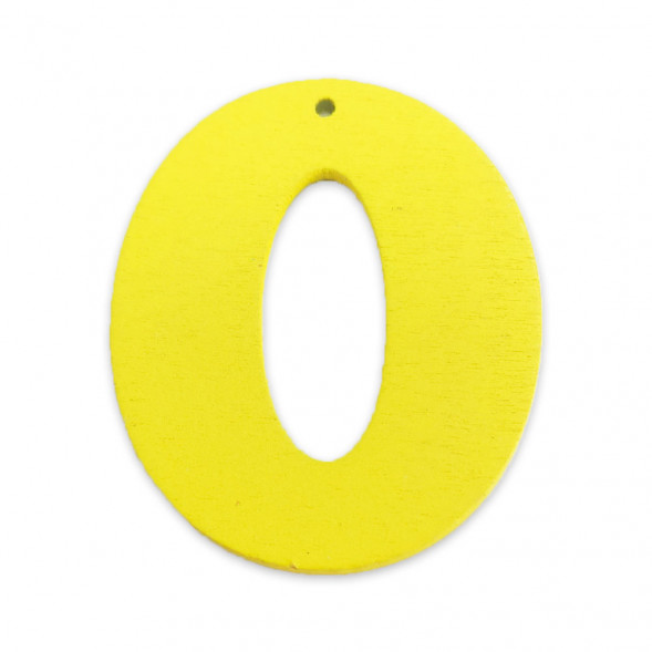 Декор из дерева Цифры 4*2,5см