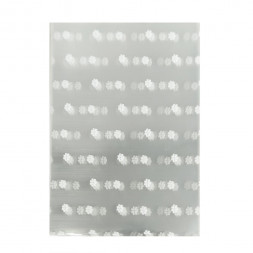 Пакет подарочный прозрачный Цветочки размер 10*15см (уп 50шт)