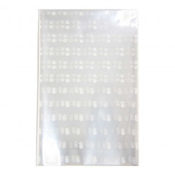 Пакет подарочный прозрачный Цветочки размер 13*20см (уп 50шт)