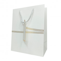 Пакет ЛЮКС Золотой ремешок размер 26*32*12см