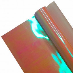 Пленка в рулоне с кремовым переливом размер 58см*10м 65мкм