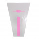 Конус прозрачный Романтика розовый размер 27*40см уп 50шт