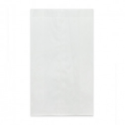 Пакет бумажный белый с плоским дном 40г/м2 размер 25*14*4,5см уп 10шт