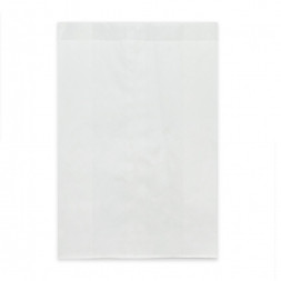 Пакет бумажный белый с плоским дном 40г/м2 размер 25*17*7см уп 10шт