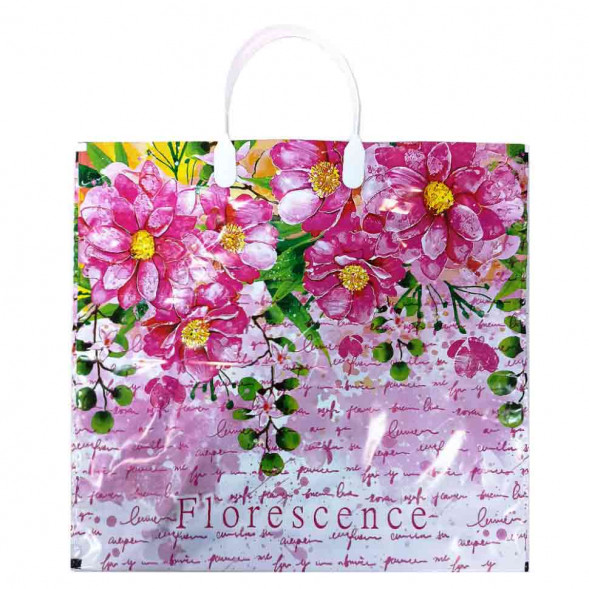 Пакет с пластмассовыми ручками Florescence