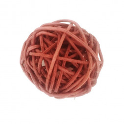 Шар из ротанга коричневый D-5см