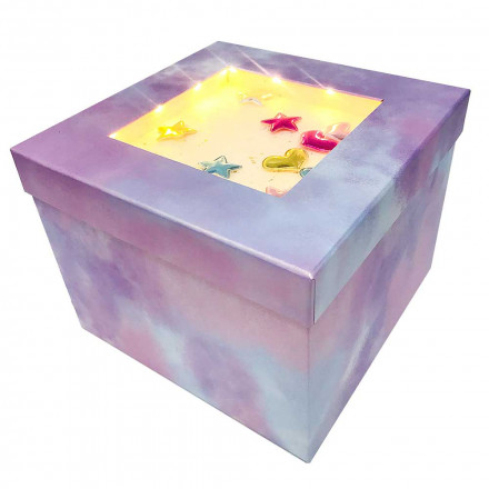 Коробка куб Окно с подсветкой в 2-х размерах