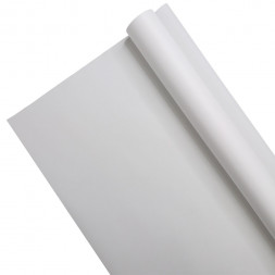 Пленка в рулоне матовая белая размер 60см*10м