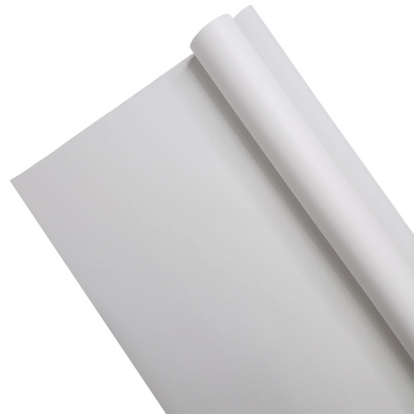 Пленка в рулоне матовая белая размер 60см*10м