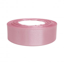 Лента атласная розовый пион размер 2,5см*23м