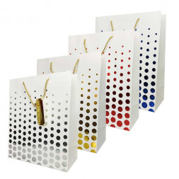 Пакет ЛЮКС Горох металл размер 26*32*12см