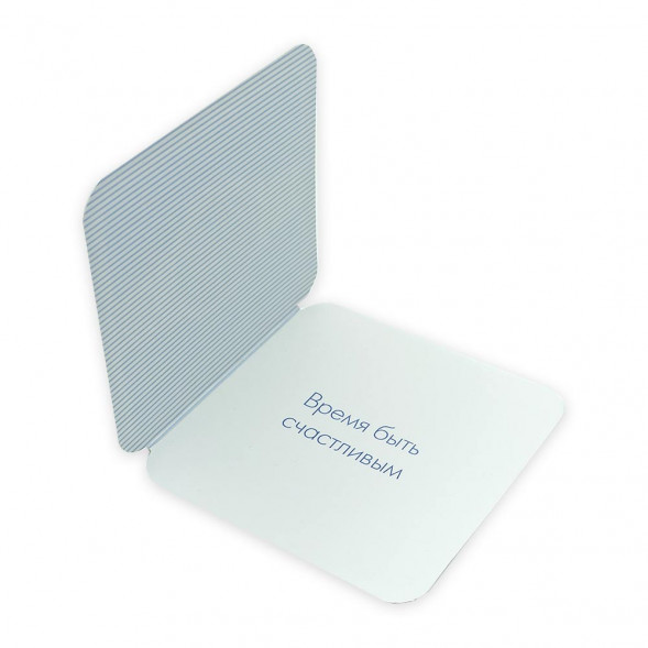 Мини-открытка Часы 7*7см арт 69758 