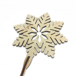 Топпер НГ Снежинка h-38см